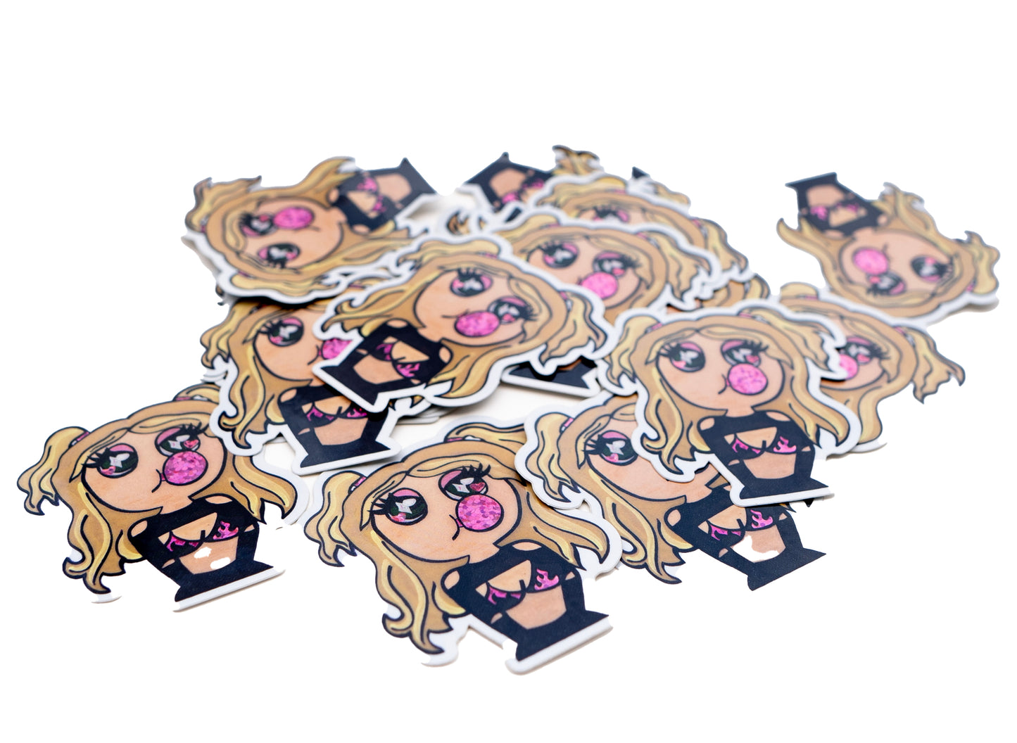 GLITTER BUBBLES STICKER