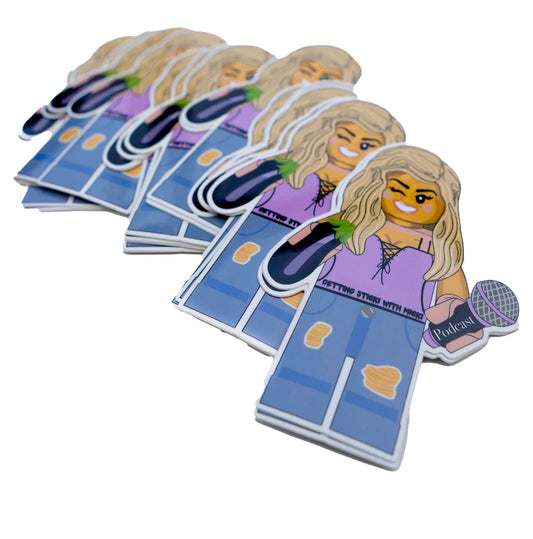 LEGO MICKI STICKER "VEGAN"